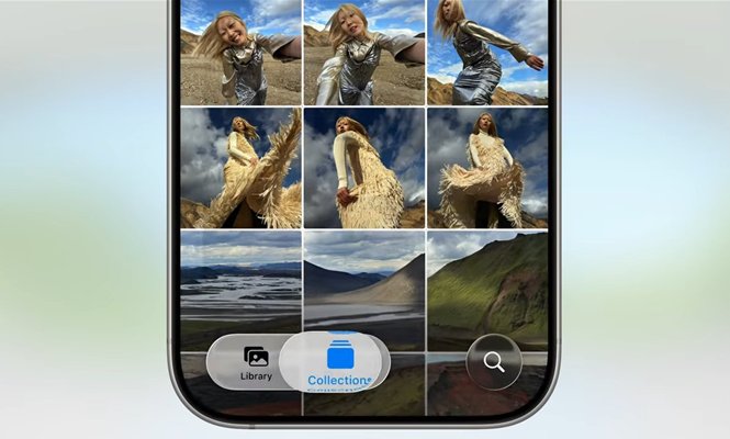 collection de photos 3D iOS 26