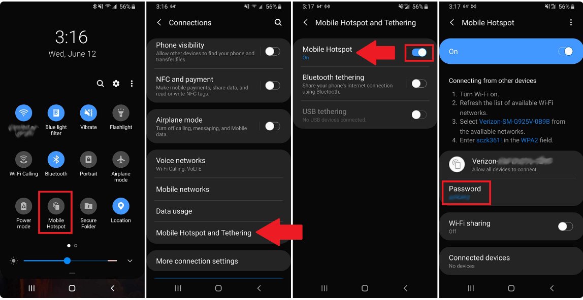 activar hotspot móvil
