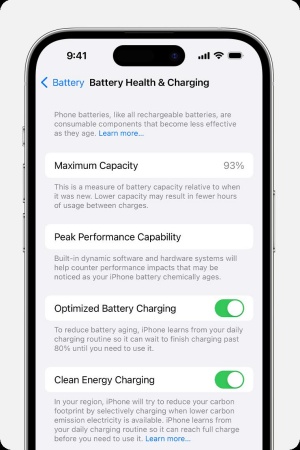 état batterie iPhone