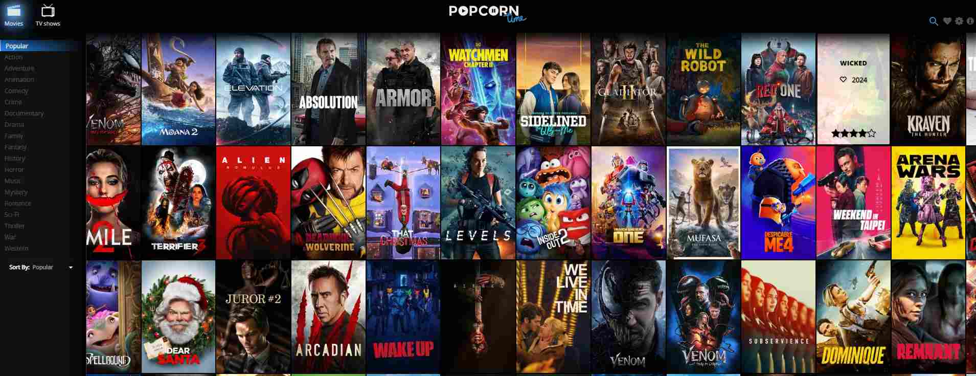 popcorntime fmovies alternative for tv shows