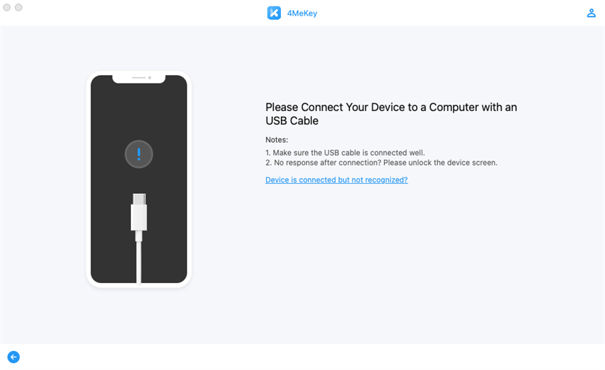 connect device to 4mekey