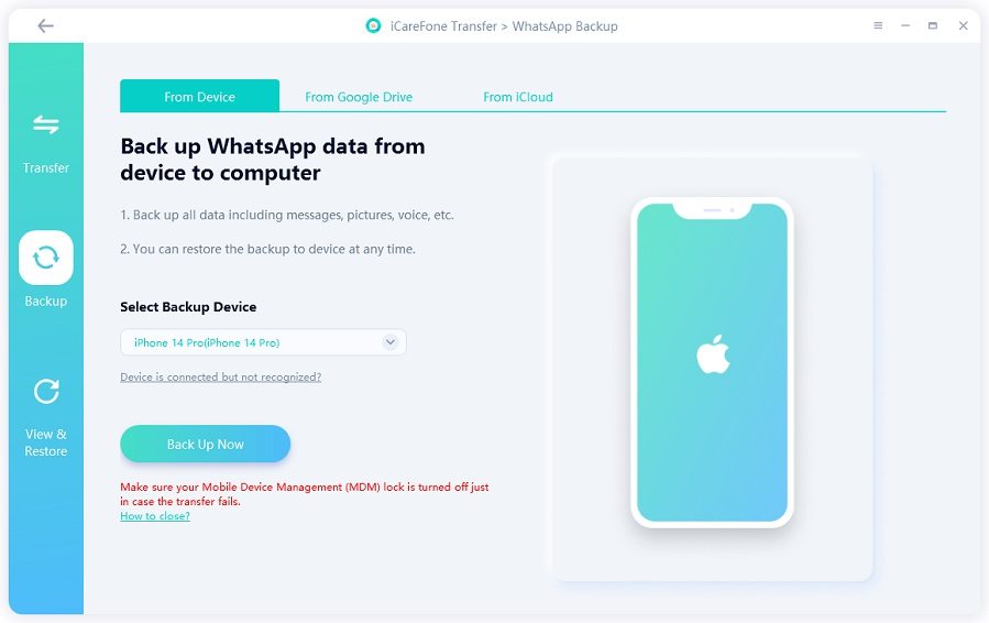 back up whatsapp to sd card