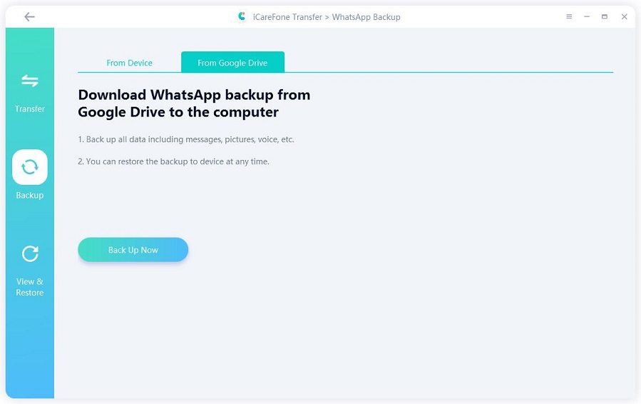 download whatsapp backup from google drive