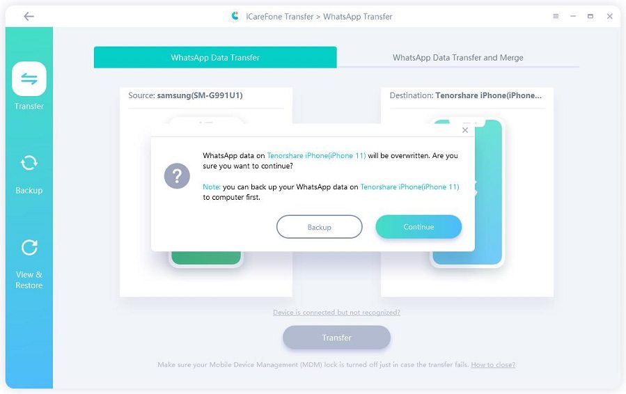 transfer whatsapp to new phone