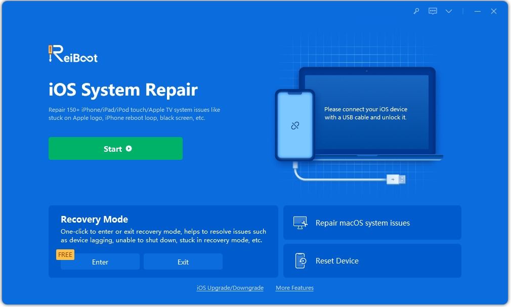 choose to repair the system 
