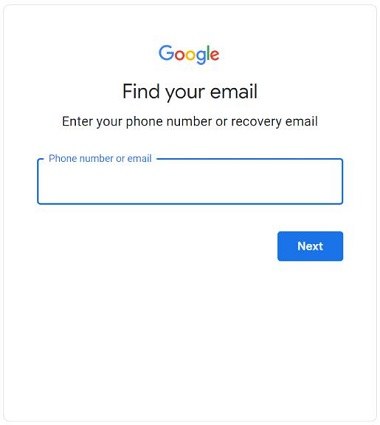 google find your email