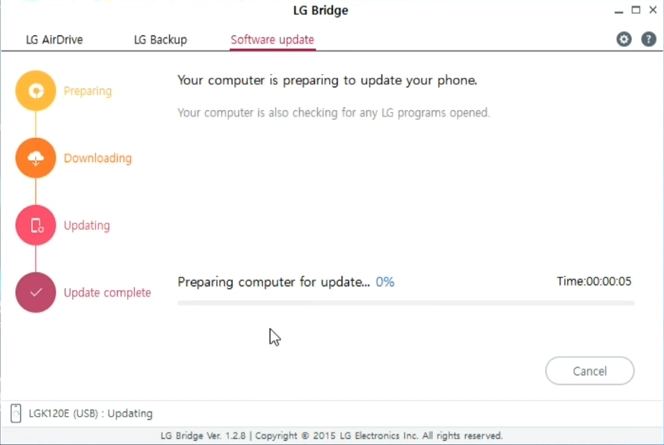 update lg phone