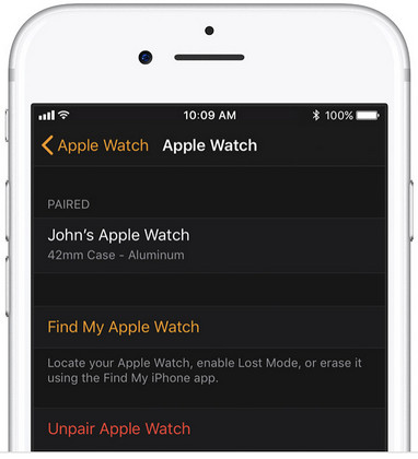 Aktivierungssperre entfernen auf der Apple Watch
