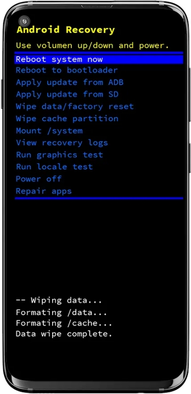 Poner Realme en Modo de Recuperación