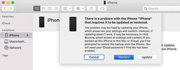 data recovery cannot be completed please restore your iphone from backup iphone 11