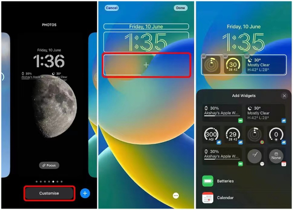 customize ios 16 lock screen