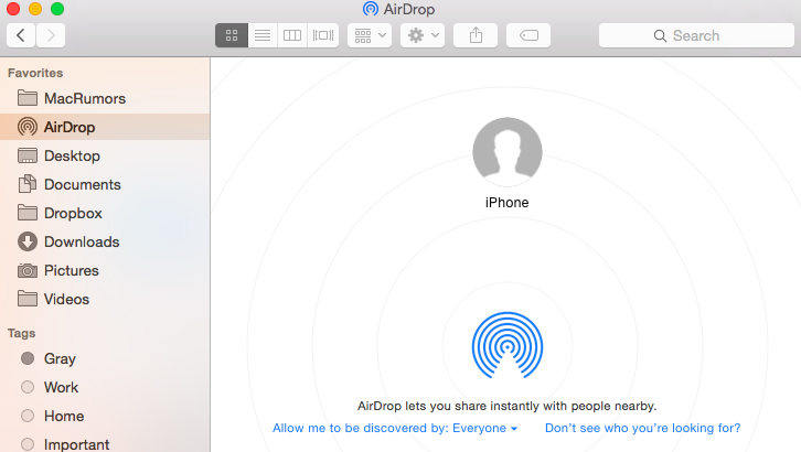 Daten von iPhone zu iPhone 16 mit AirDrop übertragen