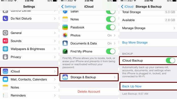 check icloud