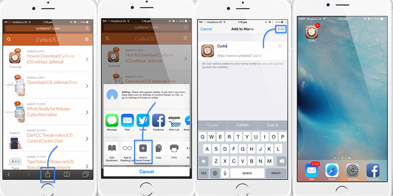 cydia armazenamento de aplicativos alternativo