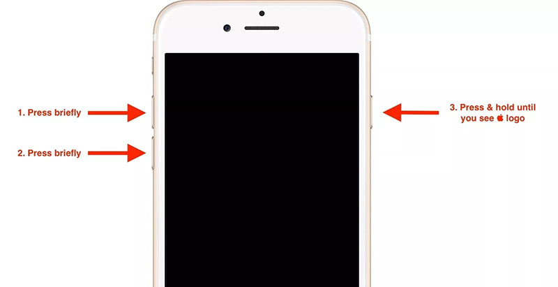 force reset iphone 8 to fix iphone back tap not working