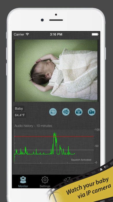 baby monitor for ip camera