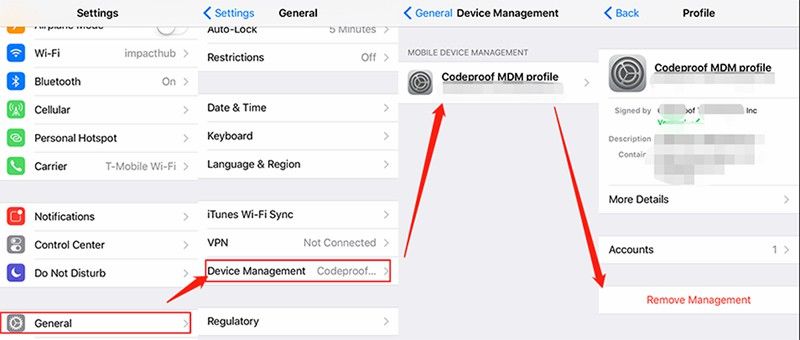 pasos para eliminar mdm de iphone