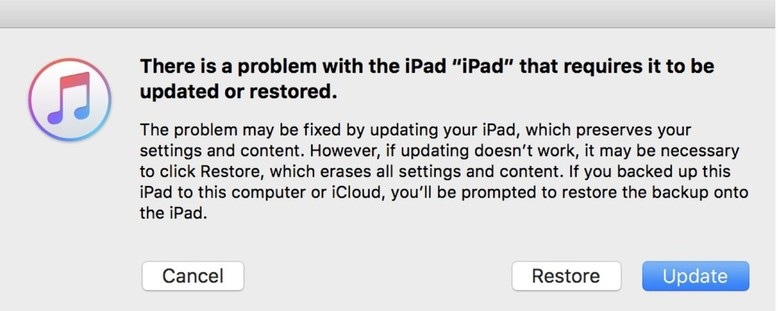 how to unlock ipad security lockout - restore ipad in recovery mode with itunes