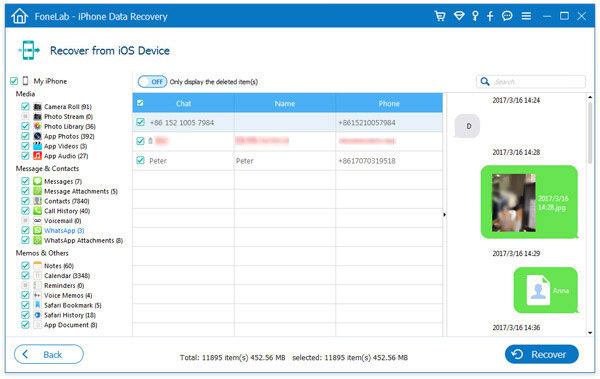 Aiseesoft Fonelab for WhatsApp Recovery