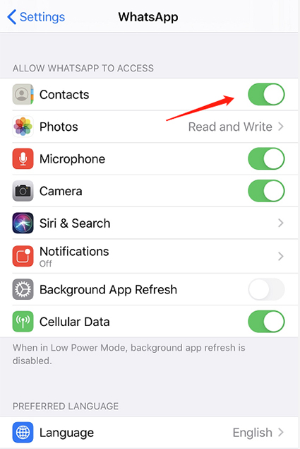 how to refresh contacts in whatsapp iphone - update whatsapp